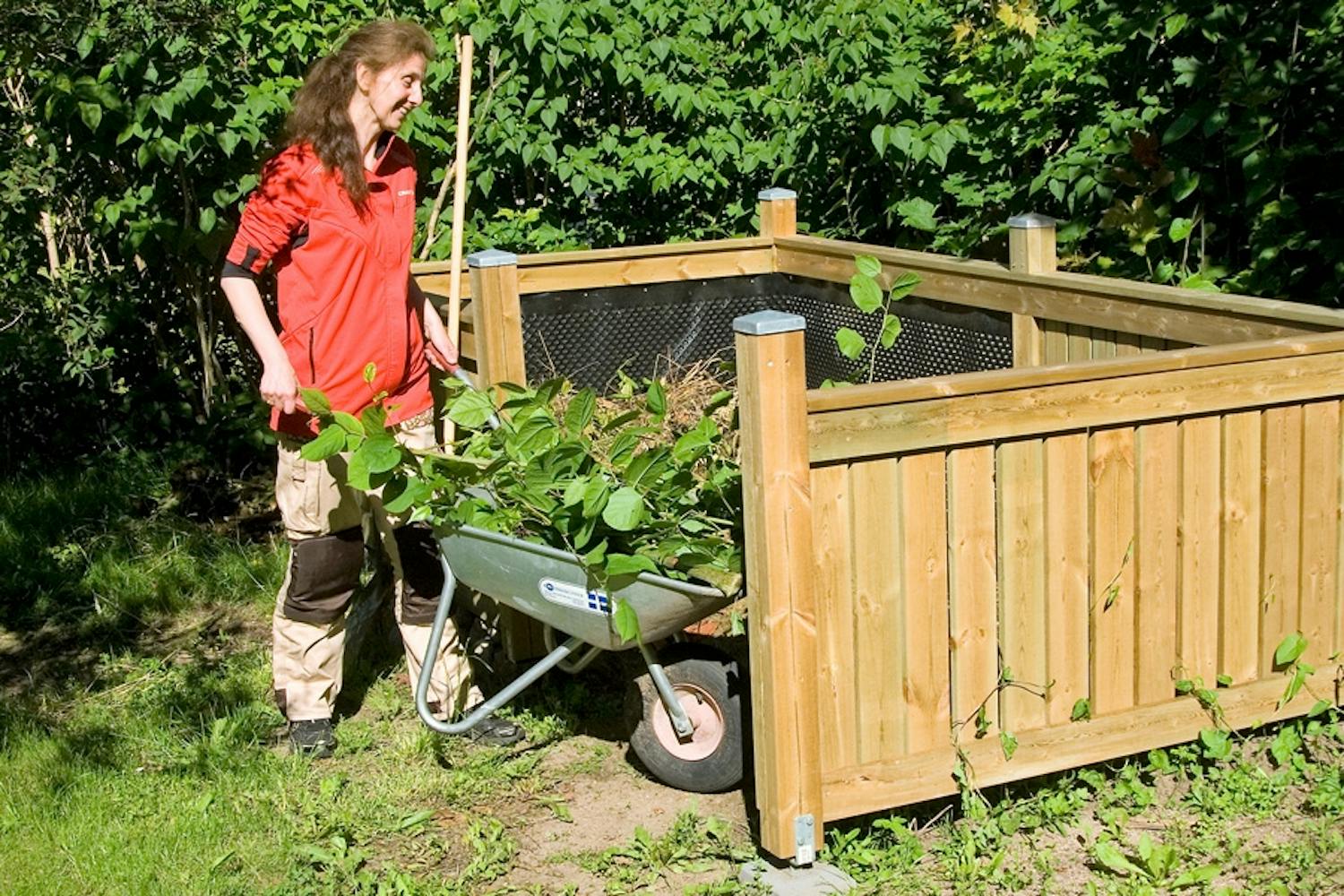 Kompostbeholder: Sådan bygger du den! Byg selv kompostbeholder